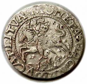 Obrazek dla: Półgrosz 1564 Zygmunt II August Wilno