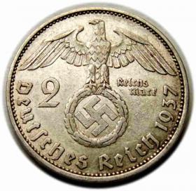 2 marki 1937 A Niemcy Berlin