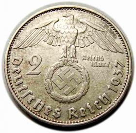 Obrazek 2 dla: 2 marki 1937 Niemcy Muldenhutten