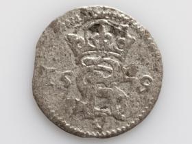 Obrazek dla: Dwudenar litewski 1579 Stefan Batory Mitawa