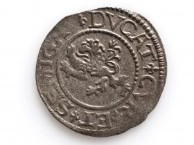 Obrazek 2 dla: Szeląg 1575 Gotthard Kettler Mitawa