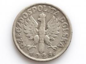 Obrazek 2 dla: 1 złoty 1925 Kłosy Londyn