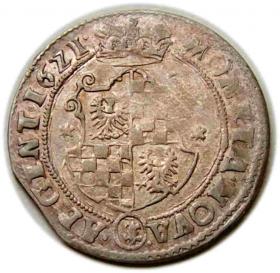 Obrazek 2 dla: Ćwierćtalar 1621 Jerzy Rudolf Legnicki Księstwo Brzesko  Legnicko  Wołowskie Legnica