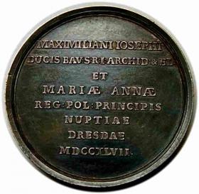 Medal 1747 Augustus III Sas