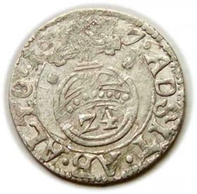 Obrazek dla: Grosz 1617 Franciszek I Szczeciński Biskupstwo Kamieńskie Koszalin