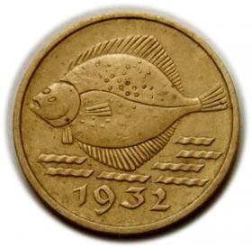 Obrazek 2 dla: 5 fenigów 1932 Wolne Miasto Gdańsk