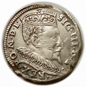 Obrazek dla: Trojak 1594 Zygmunt III Waza Wilno