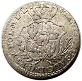 Obrazek 2 dla: 2 grosze 1767 Stanisław August Poniatowski Warszawa