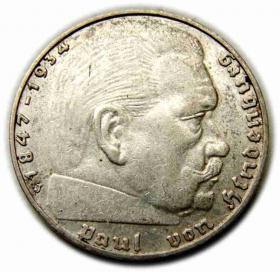 Obrazek dla: 2 marki 1937 J Niemcy Hamburg 