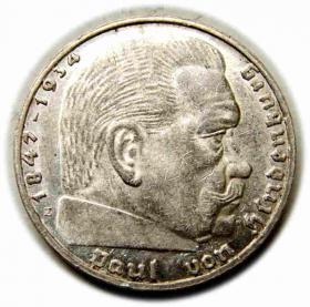 Obrazek dla: 2 marki 1938 E Niemcy Muldehutten