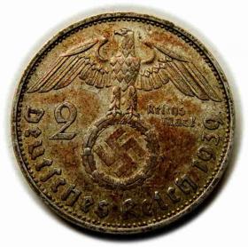 Obrazek 2 dla: 2 marki 1939 Niemcy Wiedeń