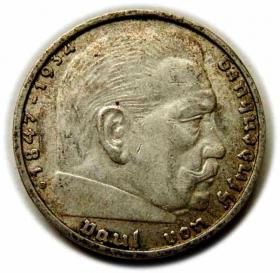 Obrazek dla: 2 marki 1939 B Wiedeń Niemcy