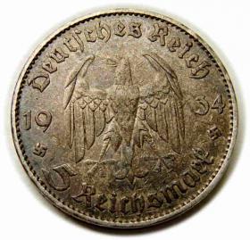 Obrazek 2 dla: 5 marek 1934 J Niemcy Hamburg