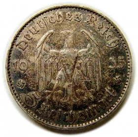 Obrazek 2 dla: 5 marek 1935 Niemcy Hamburg