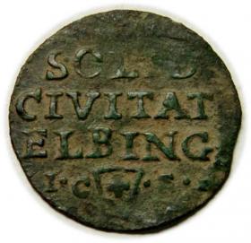 Obrazek dla: Szeląg 1763 August III Elbląg