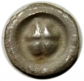 Obrazek 2 dla: Brakteat Krzyż Łaciński Zakon Krzyżacki