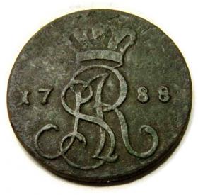 Obrazek dla: Grosz 1788 Stanisław August Poniatowski Warszawa