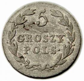 Obrazek dla: 5 groszy 1819 Królestwo Polskie Warszawa