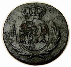 Obrazek 2 dla: 1 grosz 1812 Księstwo Warszawskie Warszawa