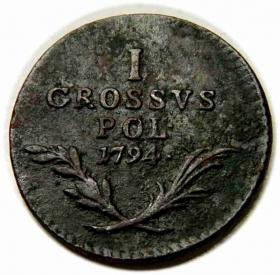 Obrazek dla: Grosz 1794 Galicja Wiedeń