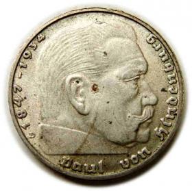 Obrazek dla: 2 marki 1938 D Monachium Niemcy