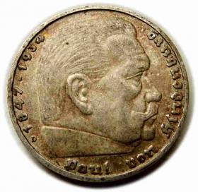 Obrazek dla: 5 marek 1935 D Monachium Niemcy srebro