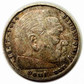 Obrazek dla: 5 marek 1936 A Berlin Niemcy srebro