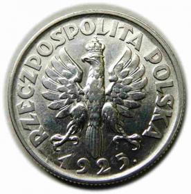 Obrazek 2 dla: 2 złote 1925 Kobieta z kłosami II RP Londyn