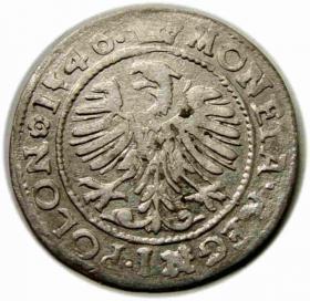 Obrazek 2 dla: Grosz 1546 Zygmunt I Stary Kraków