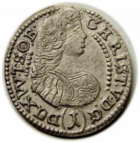 Obrazek dla: 1 krajcar 1684 Chrystian Ulryk I Księstwo Oleśnickie Oleśnica