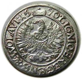 Obrazek 2 dla: 3 krajcary 1670 Chrystian Wołowski Księstwo Brzesko  Legnicko  Wołowskie Brzeg