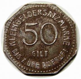 Obrazek dla: 50 fenigów Bystrzyca Kłodzka / Habelschwert