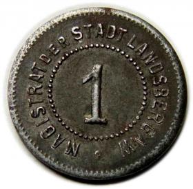 Obrazek 2 dla: 1 fenig Gorzów Wielkopolski / Landsberg a. Warthe