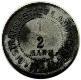 Obrazek 2 dla: 1/2 marki Gorzów Wielkopolski / Landsberg a. Warthe
