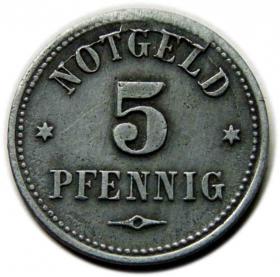 Obrazek dla: 5 fenigów Połczyn Zdrój / Bad Polzin