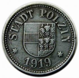 Obrazek 2 dla: 5 fenigów Połczyn Zdrój / Bad Polzin