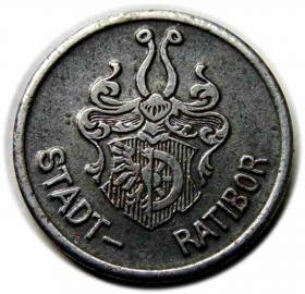 Obrazek 2 dla: 5 fenigów 1919 Racibórz / Ratibor