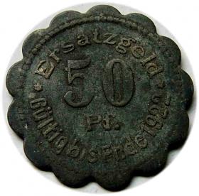 Obrazek dla: 50 fenigów 1922 Szczecin / Stettin