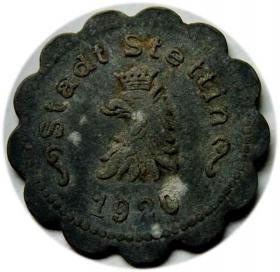 Obrazek 2 dla: 50 fenigów 1922 Szczecin / Stettin