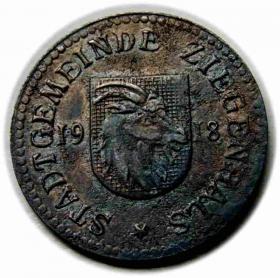 Obrazek 2 dla: 5 fenigów 1918 Głuchołazy / Ziegenhals