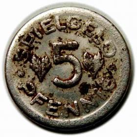 Obrazek dla: Żeton Spielgeld 5 pfennig Niemcy