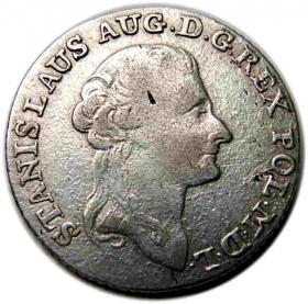 Obrazek dla: Złotówka 1793 Stanisław August Poniatowski Warszawa