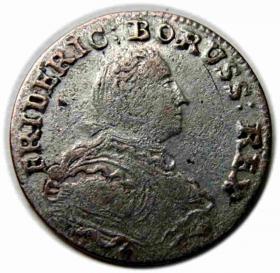 Obrazek dla: 3 krajcary 1753 Fryderyk Wilhelm II Prusy Wrocław
