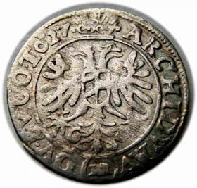 3 krajcary 1627 Ferdynand II Habsburg Wrocław