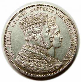 Obrazek dla: Talar 1861 Wilhelm I Hohenzollern Prusy Berlin