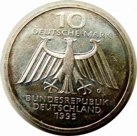 Obrazek 2 dla: 10 marek 1995 Wilhelm Conrad Rontgen Niemcy