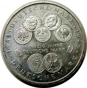 Obrazek dla: 10 marek 1998 50 lat marki niemieckiej Niemcy