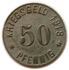 Obrazek dla: 50 fenigów 1918 Działdowo / Soldau