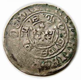 Obrazek dla: Grosz praski Jerzy z Podiebradu Czechy Praga