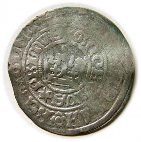 Obrazek dla: Grosz praski Jerzy z Podiebradu Czechy Praga